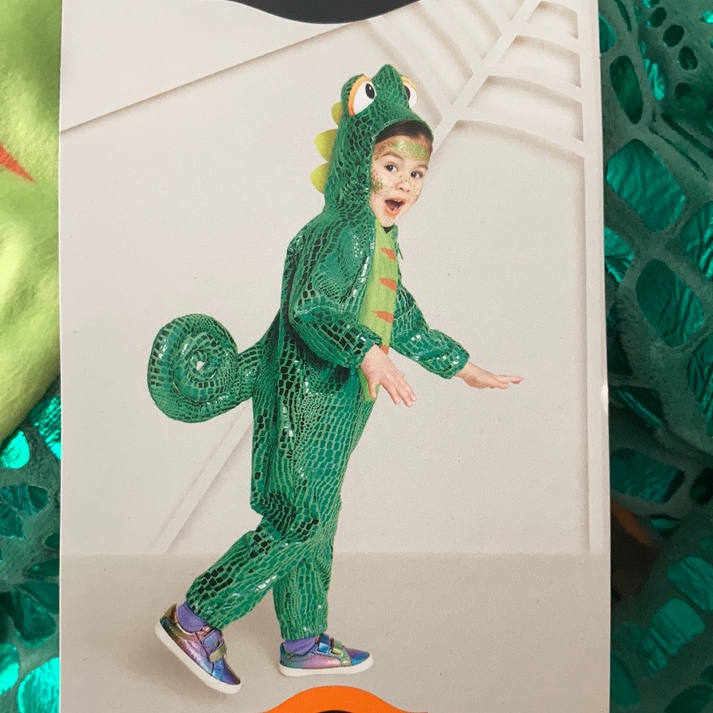 Halloween costume chameleon